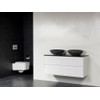 Saniclass New Future Corestone13 waskom gehamerd badmeubel 120cm hoogglans wit zonder spiegel SW17798 Saniclass New Future Corestone13 waskom gehamerd badmeubel 120cm hoogglans wit zonder spiegel SW17798