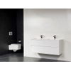Saniclass New Future Bologna meuble sans miroir 120cm Blanc brillant SW17803