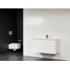 BRAUER Adore meuble de salle de bains 80cm blanc haute brillance sans miroir SW8823