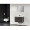 Saniclass Exclusive Line Kera badmeubel met spiegel 80x47cm black wood SW10252 Saniclass Exclusive Line Kera badmeubel met spiegel 80x47cm black wood SW10252