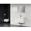 Saniclass Exclusive Line Kera badmeubel met spiegel 80x47cm wit SW2720 Saniclass Exclusive Line Kera badmeubel met spiegel 80x47cm wit SW2720