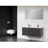 Saniclass Exclusive line Kera 120 badmeubel Black Wood met spiegel 2 lades SW10264 Saniclass Exclusive line Kera 120 badmeubel Black Wood met spiegel 2 lades SW10264