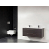 Saniclass Exclusive line Kera 120 badmeubel Black Wood 2 lades SW10268 Saniclass Exclusive line Kera 120 badmeubel Black Wood 2 lades SW10268