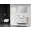 Saniclass Exclusive line Kera 120 badmeubel Wit 4 lades met spiegel SW2126 Saniclass Exclusive line Kera 120 badmeubel Wit 4 lades met spiegel SW2126