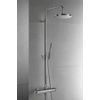 Hotbath Get Together thermostatische stortdoucheset Chap chroom staafmodel handdouche en hoofddouche 25cm SW18694 Hotbath Get Together thermostatische stortdoucheset Chap chroom staafmodel handdouche en hoofddouche 25cm SW18694