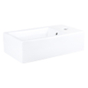 Differnz Force Lave-mains 40x22x11.5cm 1 trou de robinet rectangulaire céramique blanc SW724040