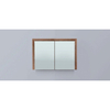Saniclass Natural Wood spiegelkast 120x70cm 2 deuren hout grey oak SW2821