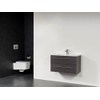 Saniclass Smallline badmeubel 60x38cm keramisch black diamond 1 kraangat SW8248 Saniclass Smallline badmeubel 60x38cm keramisch black diamond 1 kraangat SW8248