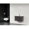 Saniclass Smallline 100 badmeubel Black diamond keramisch 1 kraangat SW8251 Saniclass Smallline 100 badmeubel Black diamond keramisch 1 kraangat SW8251