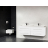 Saniclass Foggia Meuble avec miroir 160cm 2 trous pour robinetterie Blanc SW10820 Saniclass Foggia Meuble avec miroir 160cm 2 trous pour robinetterie Blanc SW10820