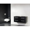 Saniclass Corestone 13 badmeubelset 120cm Black Wood 0 kraangaten 4 laden SW10854 Saniclass Corestone 13 badmeubelset 120cm Black Wood 0 kraangaten 4 laden SW10854