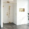 Saniclass Create Nisdeur 2-delig 125x200cm profielloos met antikalk en 8mm veiligheidsglas Goud geborsteld SW638632 Saniclass Create Nisdeur 2-delig 125x200cm profielloos met antikalk en 8mm veiligheidsglas Goud geborsteld SW638632