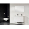 Saniclass New Future Foggia badmeubel 100cm hoogglans wit met spiegel SW20444 Saniclass New Future Foggia badmeubel 100cm hoogglans wit met spiegel SW20444
