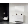 Saniclass New Future Foggia meuble avec miroir 120cm Blanc brillant SW20465 Saniclass New Future Foggia meuble avec miroir 120cm Blanc brillant SW20465