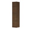 INK Armoire de salle de bains - 36x37x169cm - 1 porte - fraisage horizontal - chêne massif - chocolate SW693480