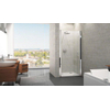 Novellini Young 2.0 1B porte pivotante pour niche 87/91x200cm chrome/transparent 0336232
