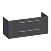 Saniclass Exclusive Line onderkast 119x45.5x50cm hangend met 2 softclose lades 1 sifonuitsparing MFC Black Diamond SW29349 Saniclass Exclusive Line onderkast 119x45.5x50cm hangend met 2 softclose lades 1 sifonuitsparing MFC Black Diamond SW29349