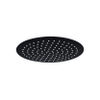 Fortifura Calvi Hoofddouche - 25cm - rond - 7mm - mat zwart SW720553