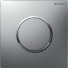 Geberit HyTouch urinoir stuursysteem pneumatisch met bedieningsplaat Sigma 10 Plaat en toets matverchroomd Designring glansverchroomd 0701941 Geberit HyTouch urinoir stuursysteem pneumatisch met bedieningsplaat Sigma 10 Plaat en toets matverchroomd Designring glansverchroomd 0701941