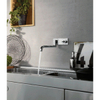 AXOR Uno 2 élément de finition pour robinet de cuisine encastré avec bec pivotant chrome 0451338