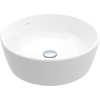 Villeroy & Boch Architectura vasque à poser 45x45x15.5cm - Ronde avec trop-plein Blanc Alpin brillant Céramique SW762317