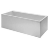 Laufen Pro bad acryl rechthoekig met frame 180x80cm voor en zijpaneel rechts wit 0081360 Laufen Pro bad acryl rechthoekig met frame 180x80cm voor en zijpaneel rechts wit 0081360