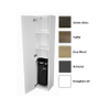Sanicare Q1 - Q12 - Q17 kolomkast 33.5x32x160cm 1 deur standaard greep met softclose Schots-eiken SW279536 Sanicare Q1 - Q12 - Q17 kolomkast 33.5x32x160cm 1 deur standaard greep met softclose Schots-eiken SW279536