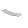 Crosstone by arcqua Solid surface pont de bain 75x20cm blanc mat SW486536