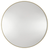 Haceka Deco spiegel - 80x80cm - rond - geborsteld goud SW1102383