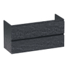 BRAUER Joy meuble sous-lavabo peu profond - 100x39x50cm - 2 tiroirs softclose - sans poignées - 1 découpe pour siphon - Damascus SW1201204