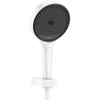 Hansgrohe Rainfinity Ensemble de douche avec PowderRain 130 3 jets pomme de douche à main avec support mural avec flexible de douche 160cm blanc mat SW358896