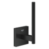 GROHE Start Cube porte-rouleau de réserve - 1 rouleau - noir mat SW1126938