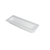 INK Faktor lavabo - 120x45x1.5cm - 1 bassin - 0 trous de robinet - polystone blanc brillant SW207271