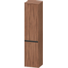 Duravit Ketho.2 Hoge kast - met 2 deuren - 40x176x36cm rechts - met tip onnoten - mat noten (hout) SW772605