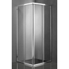 Saniclass Kay douchecabine 100x100x185cm vierkant chroom profiel en helder glas SW1212 Saniclass Kay douchecabine 100x100x185cm vierkant chroom profiel en helder glas SW1212
