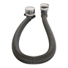 Brauer Brushed Edition Remplissage-vidage de baignoire avec trop-plein et flexible en laiton 100cm et siphon pop-up ColdStart Nickel brossé SW374435