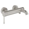 Grohe Essence New Mitigeur bain mural supersteel SW73256 Grohe Essence New Mitigeur bain mural supersteel SW73256