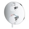 Grohe Atrio Pièce de finition mitigeur douche encastrable thermostatique avec inverseur douche de tête douchette Chrome SW296654 Grohe Atrio Pièce de finition mitigeur douche encastrable thermostatique avec inverseur douche de tête douchette Chrome SW296654