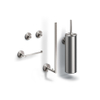 Clou Flat set d’accessoires pour toilettes acier inoxydable brossé SW767718