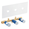 Grohe Inbouwdeel - voor 3-gats afbouwdeel wandkraan - inbouwdiepte 43-85mm SW375285