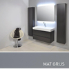 INK Unit meuble sous lavabo sans poignée gris mat SW21274 INK Unit meuble sous lavabo sans poignée gris mat SW21274