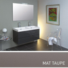 INK Meuble sous lavabo sans poignée laquée 45gr taupe mat SW21256 INK Meuble sous lavabo sans poignée laquée 45gr taupe mat SW21256
