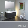 INK Momento meuble sous lavabo sans poignée laquée 45gr gris mat SW21255 INK Momento meuble sous lavabo sans poignée laquée 45gr gris mat SW21255