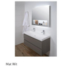 Ink Dock badmeubelset 120cm 2 kraangaten polystone met spiegel geintregreerd planchet mat wit SW21739 Ink Dock badmeubelset 120cm 2 kraangaten polystone met spiegel geintregreerd planchet mat wit SW21739