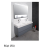 INK Tablet badmeubelset 120x45x6cm greeploos MDF met spiegel LED en geintegreerd planchet mat wit SW21755 INK Tablet badmeubelset 120x45x6cm greeploos MDF met spiegel LED en geintegreerd planchet mat wit SW21755
