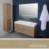 INK Meuble sous lavabo sans poignée avec bord aluminium 120x50x52cm woodstock SB1107161 INK Meuble sous lavabo sans poignée avec bord aluminium 120x50x52cm woodstock SB1107161