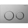 Geberit Omega20 bedieningplaat met dualflush frontbediening voor toilet/urinoir 21.2x14.2cm mat chroom 0700234 Geberit Omega20 bedieningplaat met dualflush frontbediening voor toilet/urinoir 21.2x14.2cm mat chroom 0700234