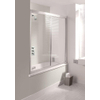 Simpsons Supreme badwand 2 delig 170x148cm schuifwand zilver profiel helder glas SW21565 Simpsons Supreme badwand 2 delig 170x148cm schuifwand zilver profiel helder glas SW21565