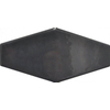 ÉCHANTILLON Terravito Bedoro carreau mural - 10x20cm - 8.5mm - Rectangle - Anthracite Brillant SW736009