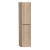 BRAUER Solution Badkamerkast - 160x35x35cm - 2 links- rechtsdraaiende deuren - hout - Smoked oak SW392912